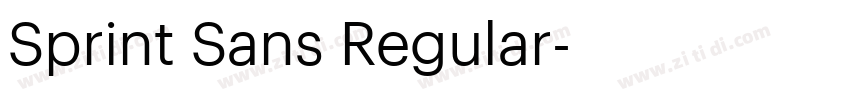 Sprint Sans Regular字体转换 Sprint Sans Regular字体转换